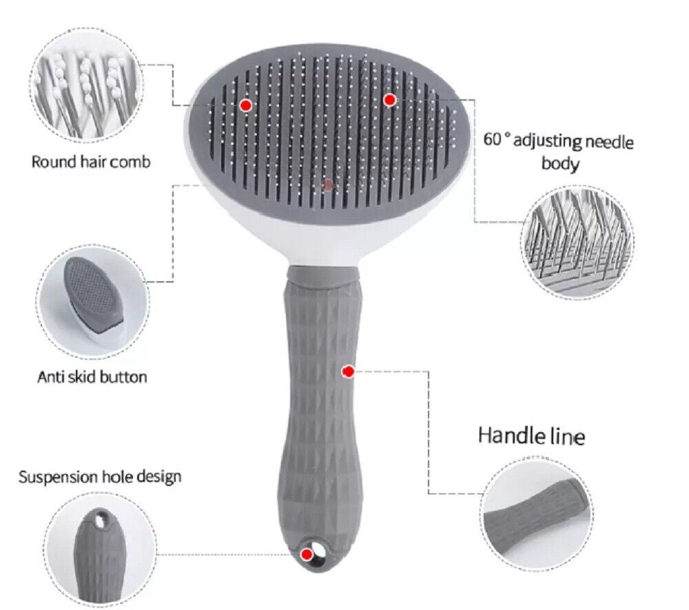 Pet Hair Remover Brush-Self-Cle