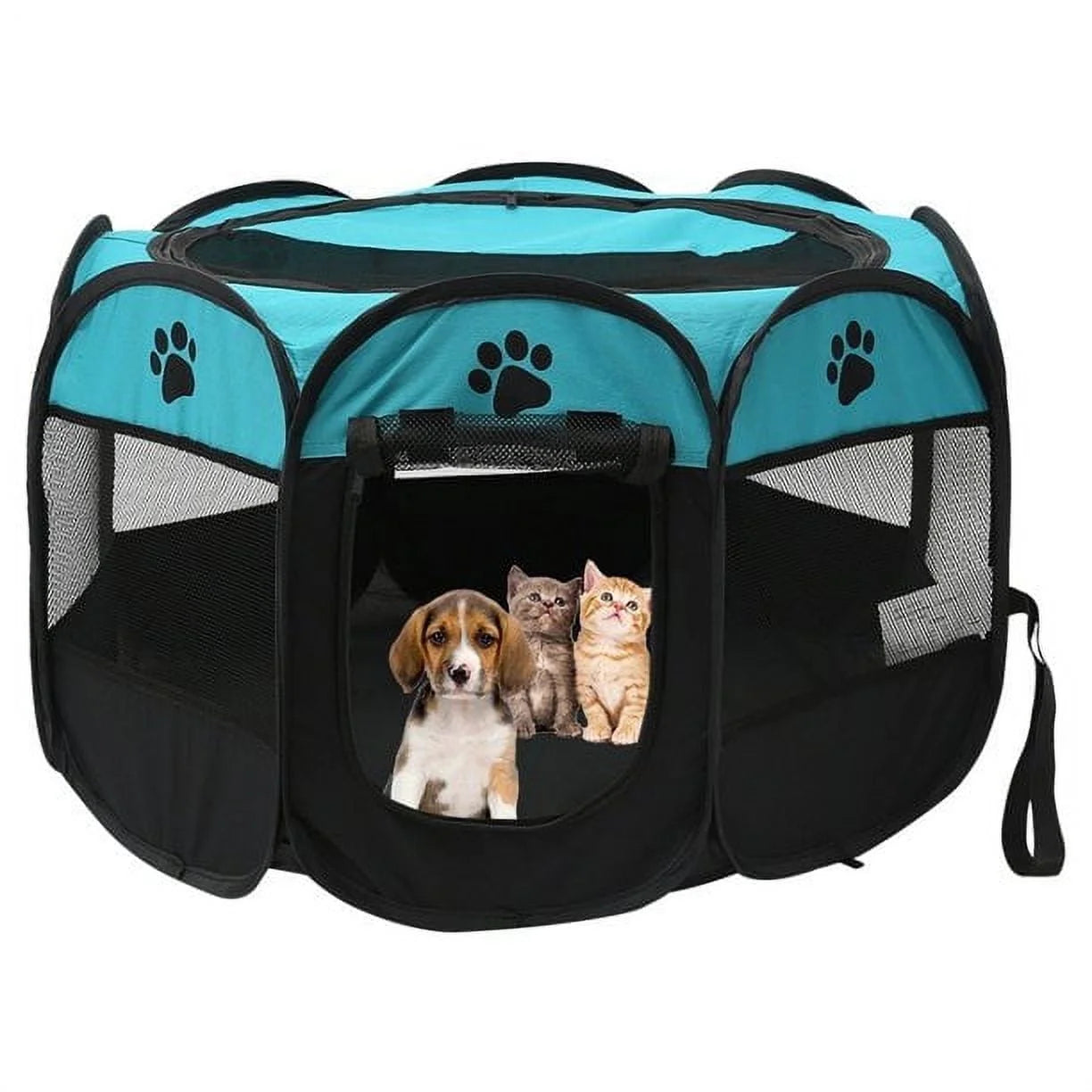 Portable Puppy Pet Tent Play Pen Fence Cage for Dog Cats Pigs Folding Run Kennel