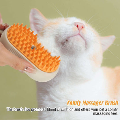 2 in 1 Pet Cat Steam Brush Pet Electric Spray Massage Comb Pet Hair Removal Comb