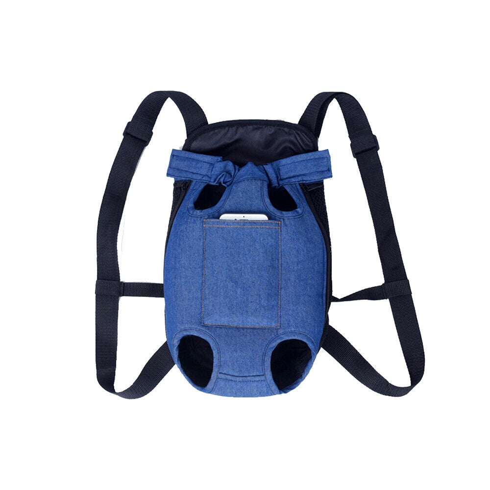 Pet Cat Dog Carrier Backpack Adjustable Pet Front Carrier Legs Out Travel Bag