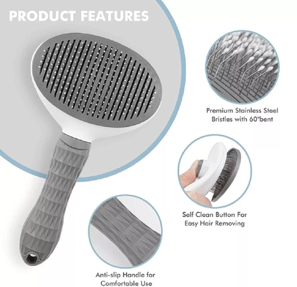 Pet Hair Remover Brush-Self-Cle