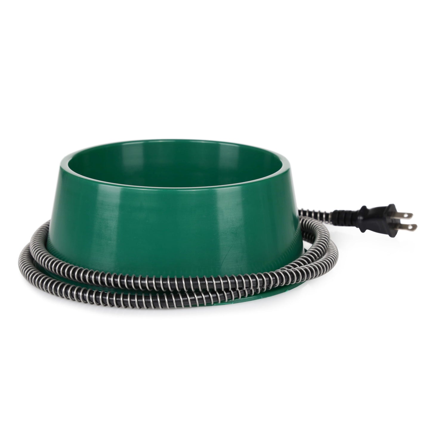 1 Quart Electric Heated Pet Water Bowl, 25 Watt, Green