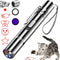 USB RECHARGEABLE SUPER LASER POINTER PEN 3 in 1 Cat Pet Toy Red UV Flashlight