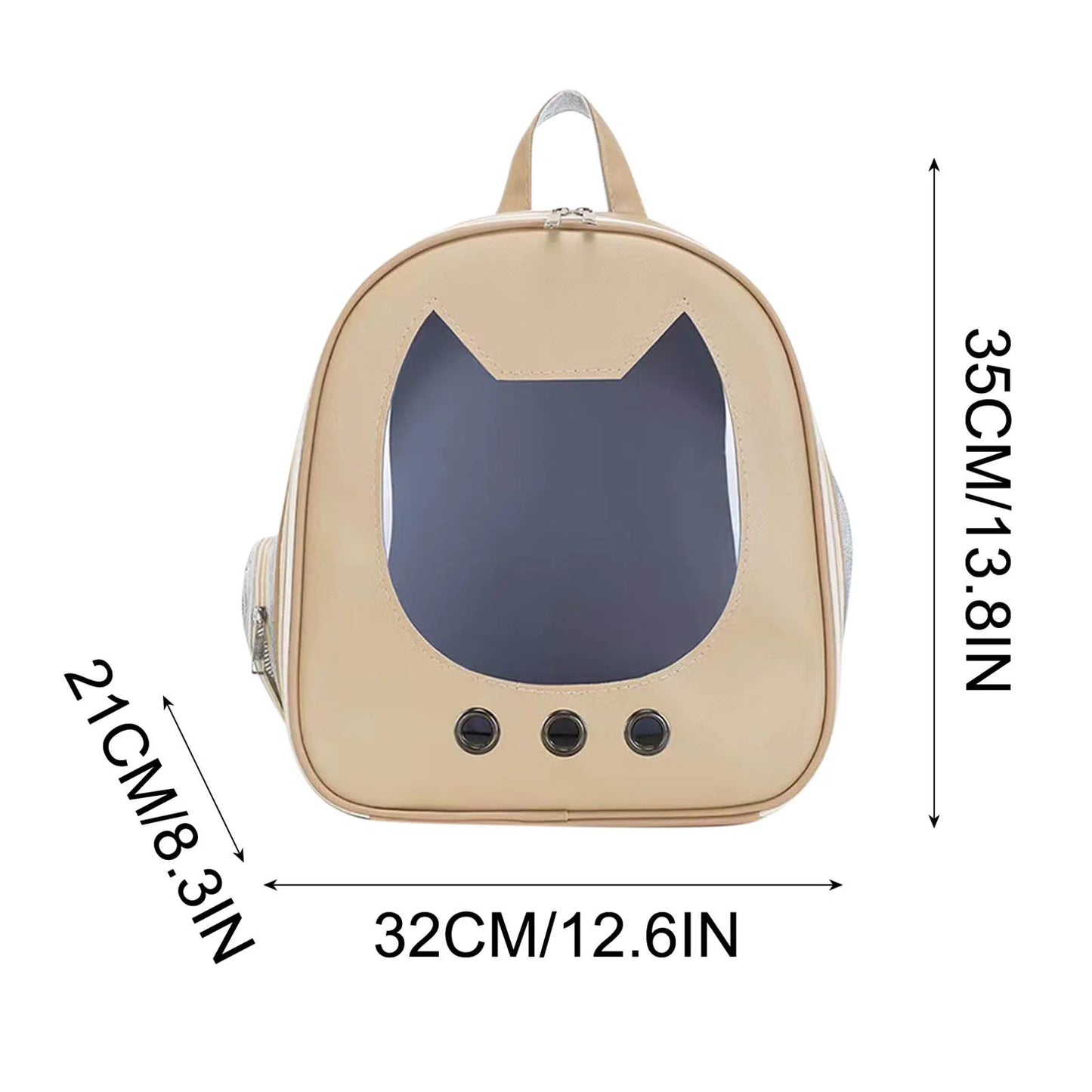 Large Cat Backpack Carrier Expandable Pet Carrier Backpack for Small Dogs Medium Cats, Dog Backpack Carrier, Foldable Puppy Backpack Carrier for Travel, Hiking