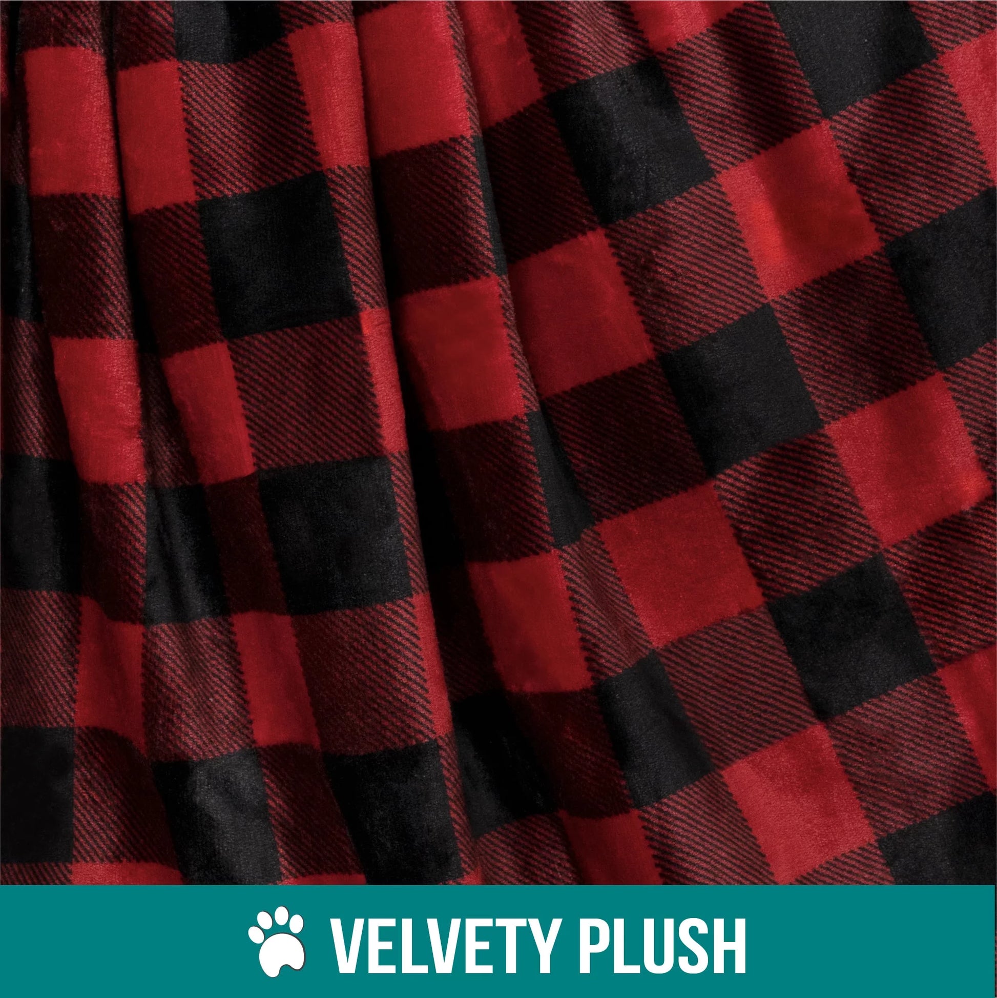 Waterproof Dog Blanket for Small Medium Dog, Pet Puppy Blanket Couch Cover Protection, Sherpa Fleece Cat Blanket Couch Sofa Bed Furniture Protector Reversible Soft Washable 29X40 Checker Red