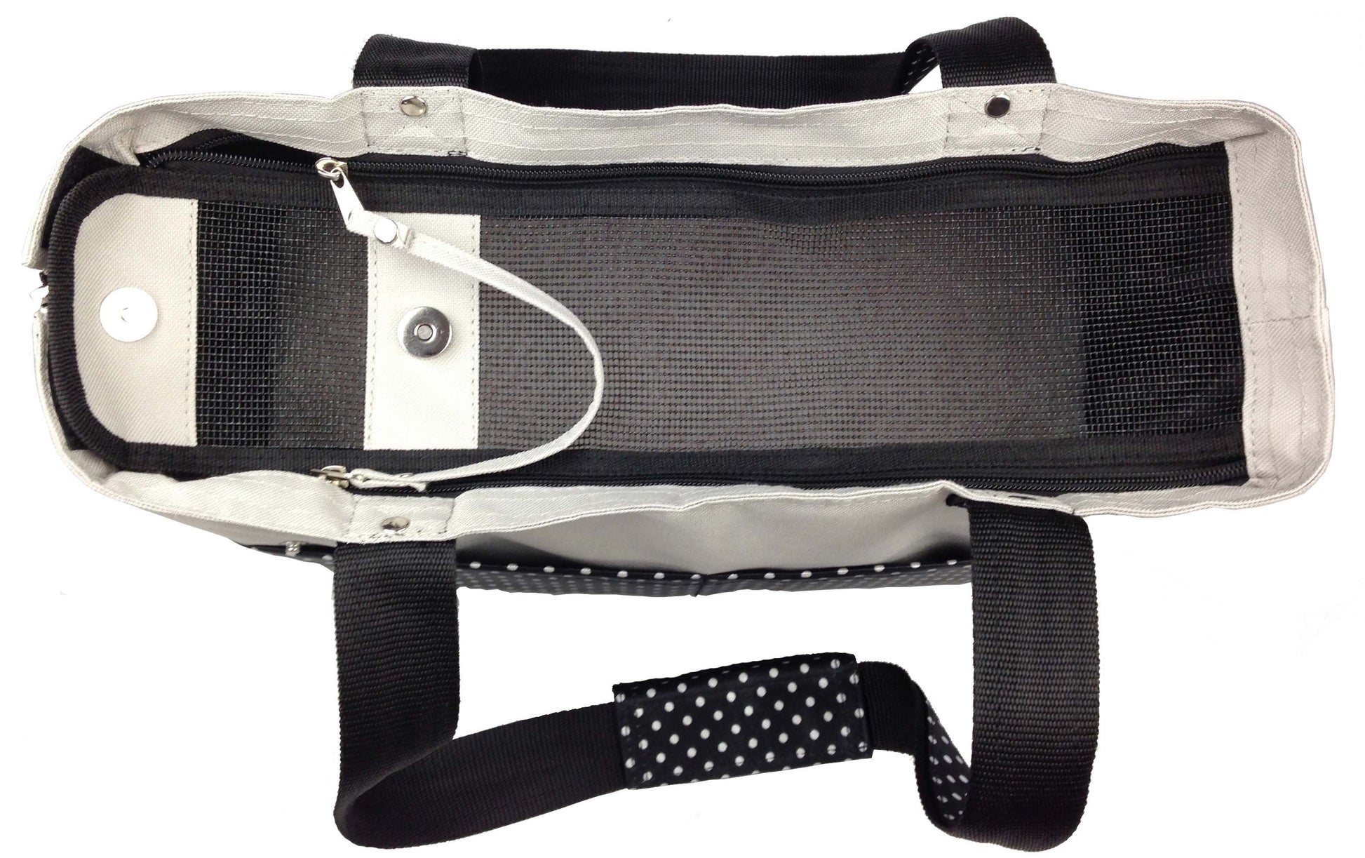 ® 'Tote N' Boater' Trendy Spotted Designer Fashion Travel Pet Dog Carrier