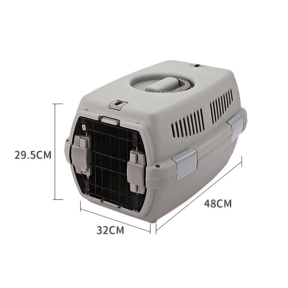 Pet Crate Airline Transport Cage Travel Carrier Dog Cat Traveling Camping