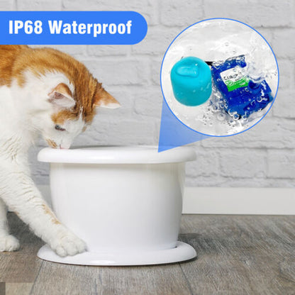 Pet Water Dispenser Pump USB Rechargeable LED Light Cat Drinking Fountain Motor